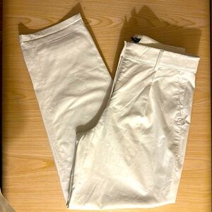 White Buttoned Trousers